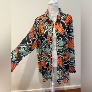 Multi Print Beach Shirt
